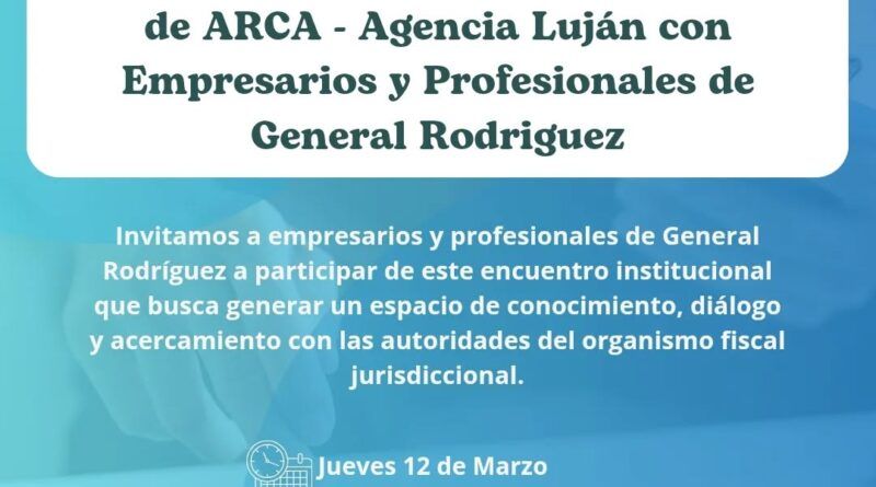 Encuentro con Juan M. Zunino, autoridad zonal de ARCA