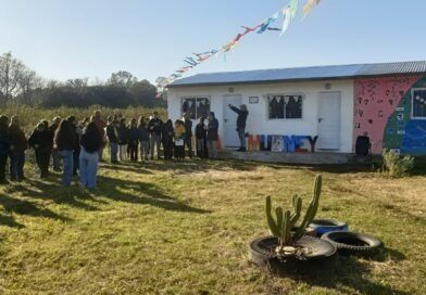 Ruca Hueney y dos salones nuevos para su alumnado