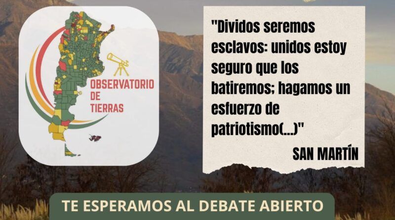 Debate sobre la extranjerización de la tierra