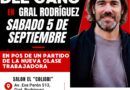 Nicolás Del Caño en General Rodríguez