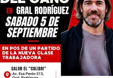 Nicolás Del Caño en General Rodríguez Nicolás Del Caño en General Rodríguez