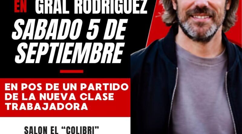 Nicolás Del Caño en General Rodríguez Nicolás Del Caño en General Rodríguez